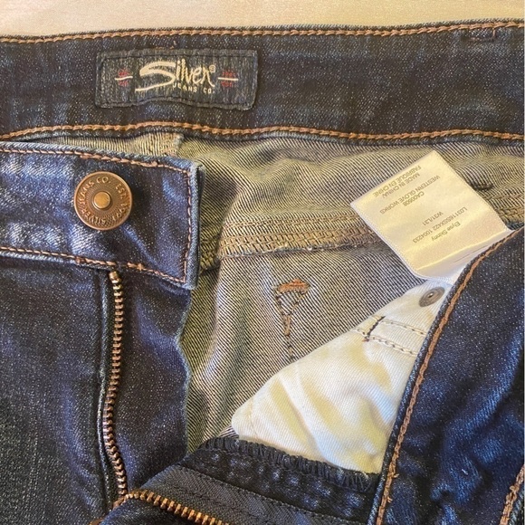 Silver Jeans Co. Elyse Mid Rise Skinny Dark Wash Ladies  W31/L31 - Picture 6 of 16